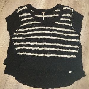 Free People Cropped Sweater Shirt